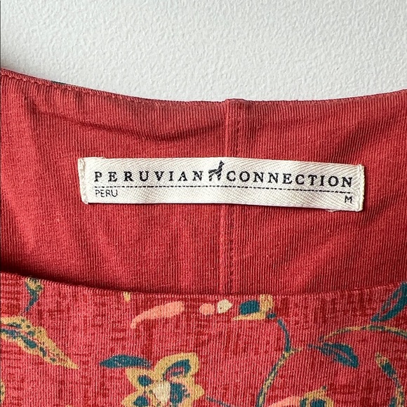 Peruvian Connection Artemis Floral Sheath Dress Size Medium - Picture 8 of 10